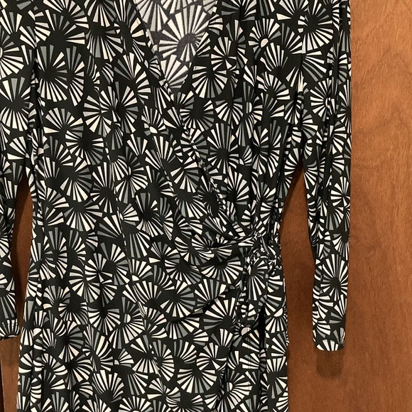 Anne Klein Wrap Dress Large - Picture 4 of 8